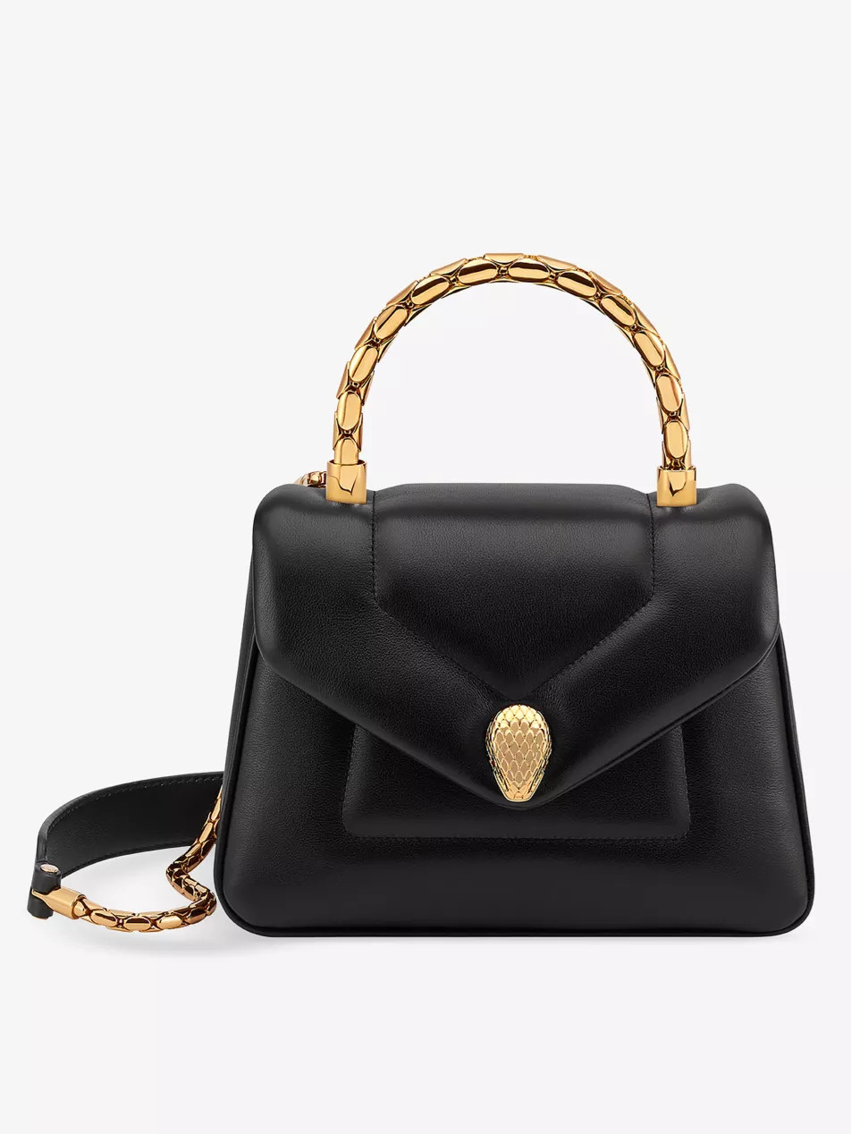 Serpenti Reverse leather cross-body bag | Selfridges