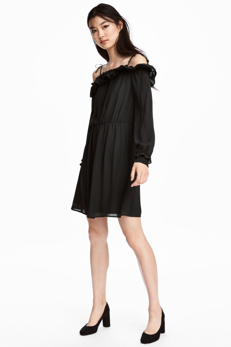 H&M Off-the-shoulder Dress $14.99 | H&M (US)