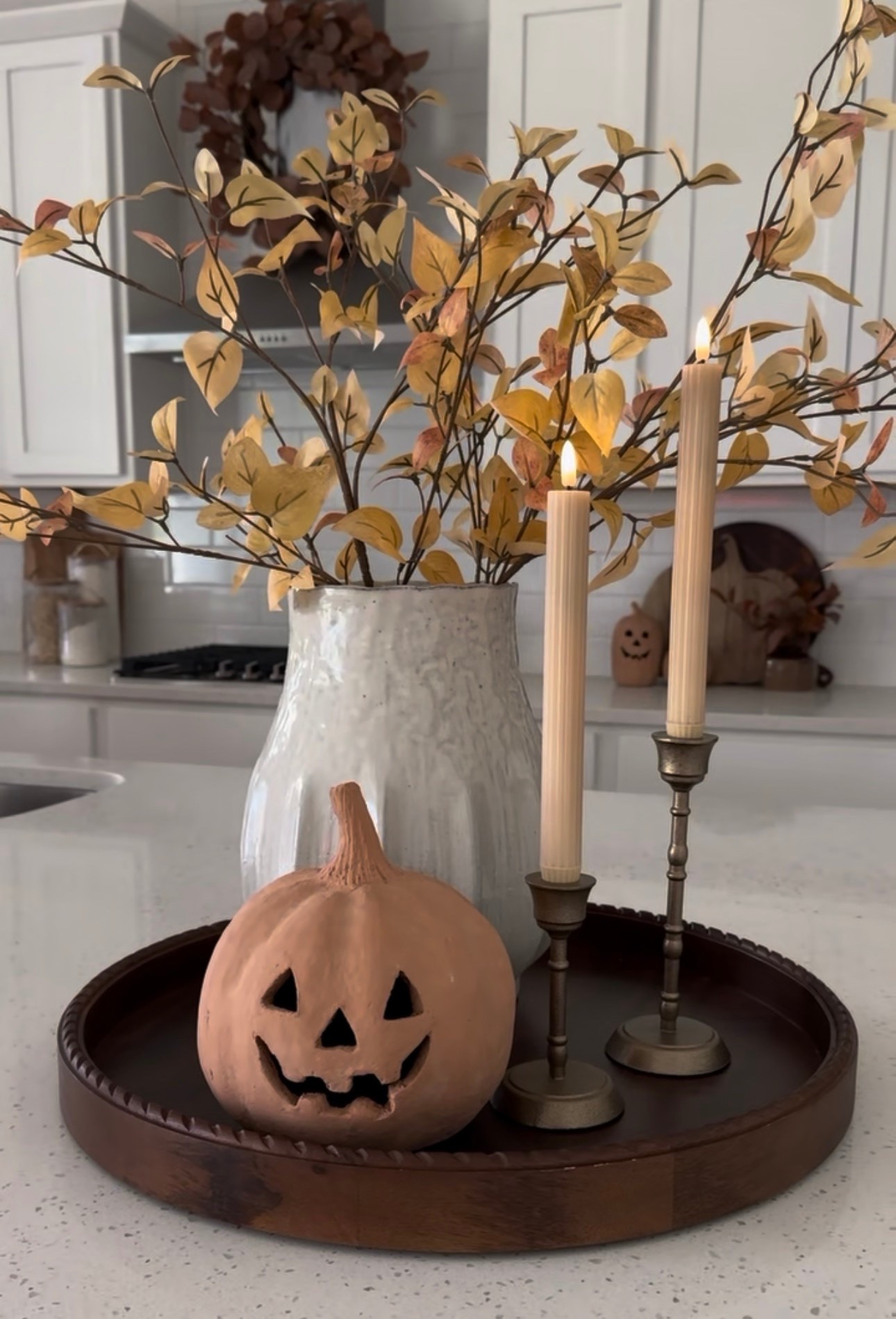 Don’t mind the fall decor (it’s from last years Halloween), but this popular tray is back in stock!

#LTKSeasonal #LTKHome #LTKSaleAlert