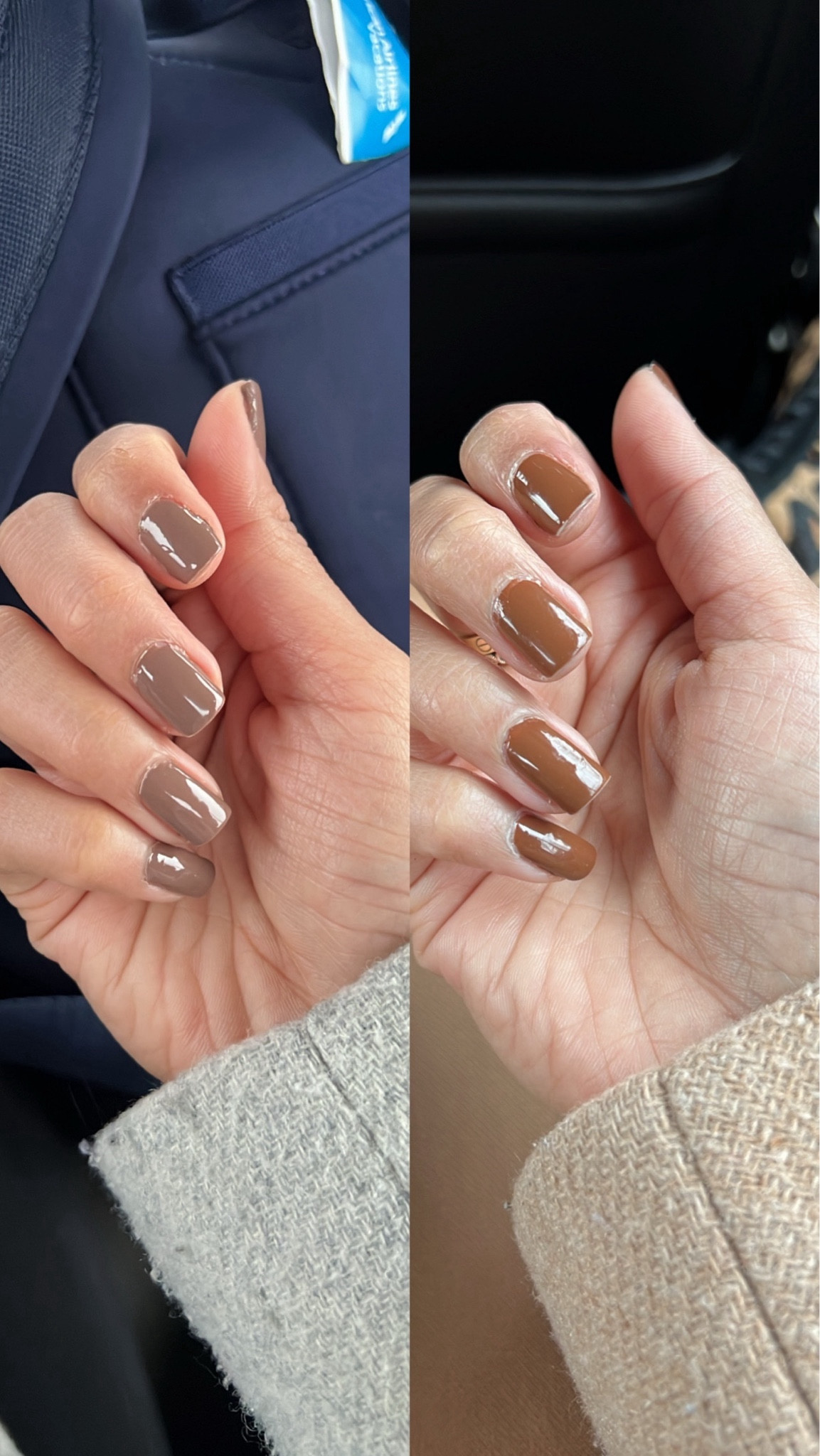 nail polish, nails, opi, Essie, nail colors

👈🏽OPI over the taupe on the left
👉🏽Essie Cold Brew Crew on the right

#LTKbeauty #LTKwedding #LTKstyletip