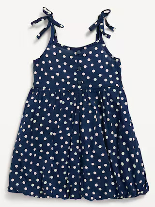 Printed Sleeveless Bubble Dress for Toddler Girls | Old Navy (US)