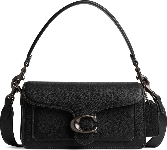 Tabby Polished Pebble Leather Shoulder Bag | Nordstrom