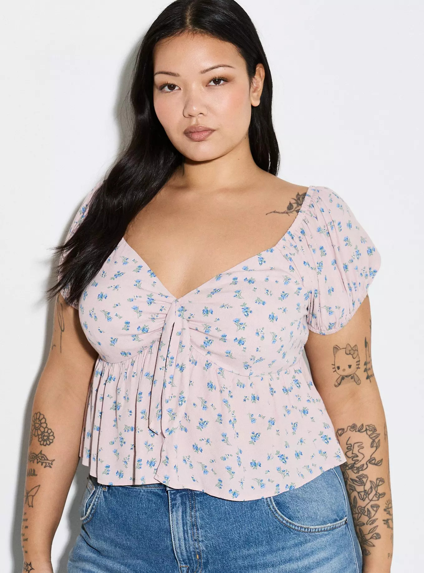 LoveSick Knot Front Flyaway Top | Torrid (US & Canada)