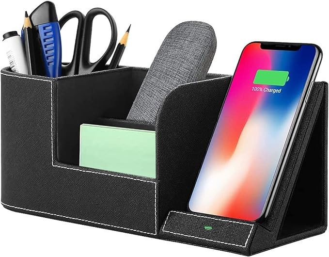 Wireless Charger Desk Stand Organizer Wireless Charging Station for iPhone 13/13 Pro Max/13 Pro/1... | Amazon (US)