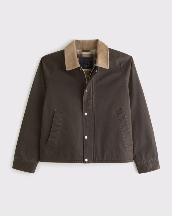 Men's Lightweight Barn Jacket | Men's Coats & Jackets | Abercrombie.com | Abercrombie & Fitch (US)
