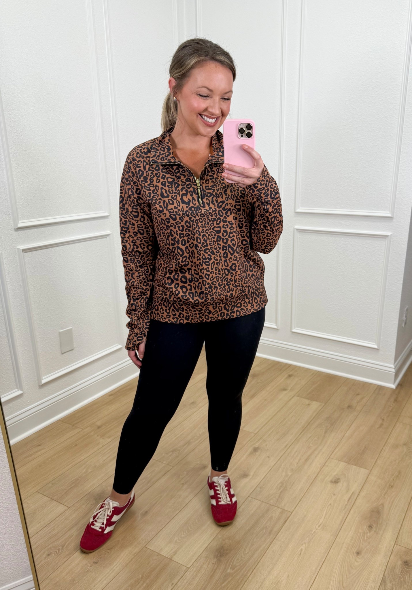 Love this The Willow Tree leopard pullover with these Spanx embossed leggings! Perfect for moms on the go or even an Animal Kingdom outfit for Disney World this winter! I am 5’5” size 8/10 wearing medium top and size large leggings

#twt #shopthewillowtree #leopard #pullover #spanx leopard sweatshirt, leopard pullover , spanx booty boost leggings , spanx leggings, animal kingdom outfit, Disney outfit animal kingdom , workout outfit, workout leggingss

#LTKMidsize #LTKFindsUnder100 #LTKActive