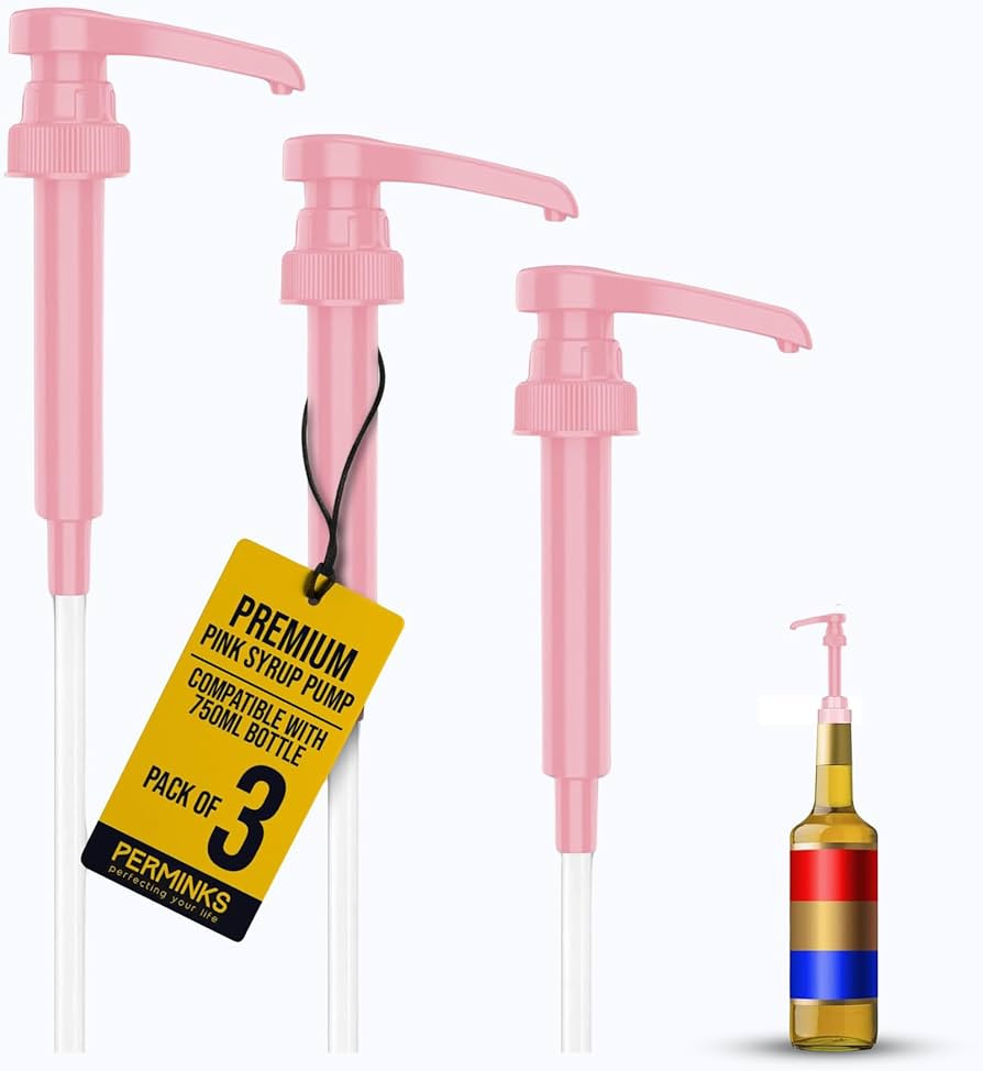 Premium Syrup Pump Compatible with Torani 750 ml Bottle, Davinci Syrups - No Spill, No Clog Syrup... | Amazon (US)