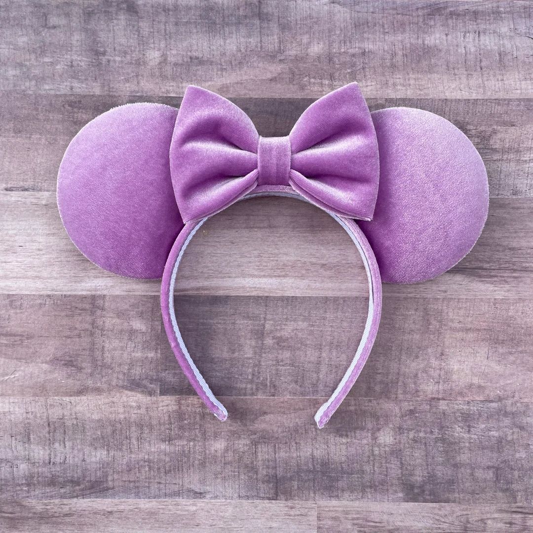 Punzie  Lilac Velvet Mouse Ears - Etsy | Etsy (US)