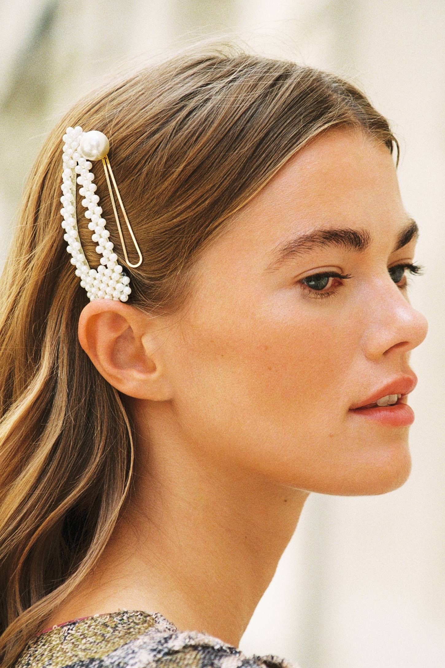 Bennet Pearl Hair Clip Set | Anthropologie (US)