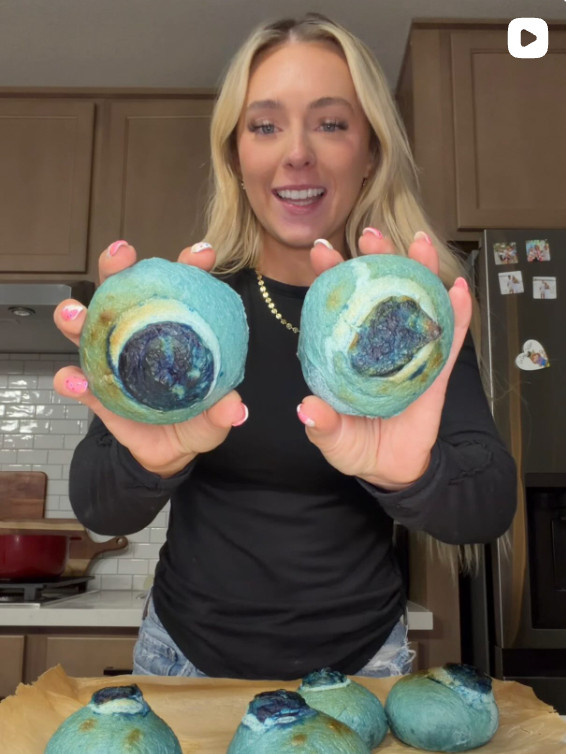 Blueberry bagels!! 

 