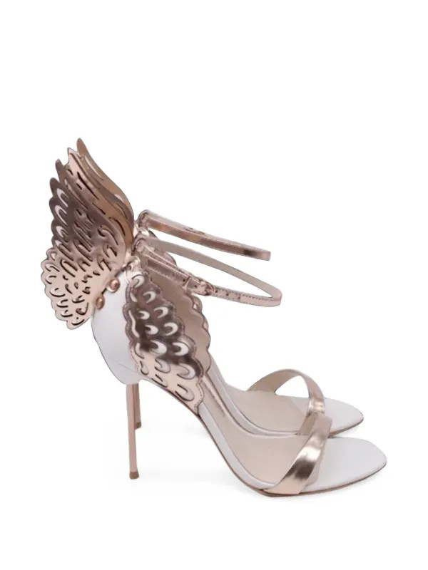Evangeline wing-detailed sandals | Farfetch Global