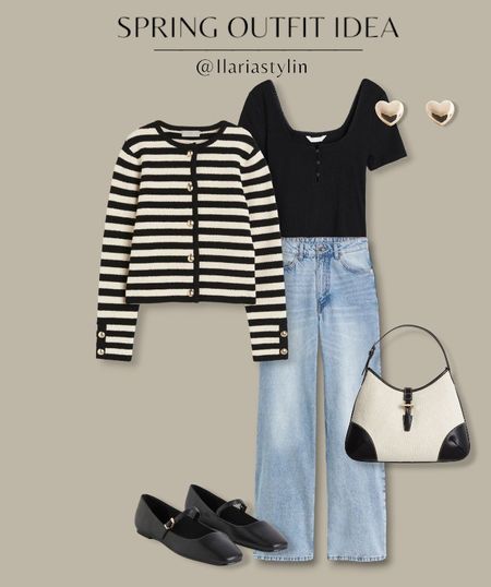 SPRING OUTFIT IDEA 🤍

fashion inspo, spring outfit, spring fashion, spring style, outfit idea, outfit inspo, casual chic outfit, casual chic ootd, striped cardigan, knit cardigan, knitted cardigan, black top, ribbed top, jersey top, blue jeans, wide leg jeans, mary jane flats, black flats, contrast bag, shoulder bag, h&m, style inspo, women fashion

#LTKSeasonal #LTKstyletip #LTKworkwear