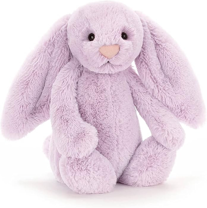 Jellycat Bashful Lilac Bunny Stuffed Animal, Medium 12 inches - Rabbit and Bunny Plush Toy - Clas... | Amazon (US)