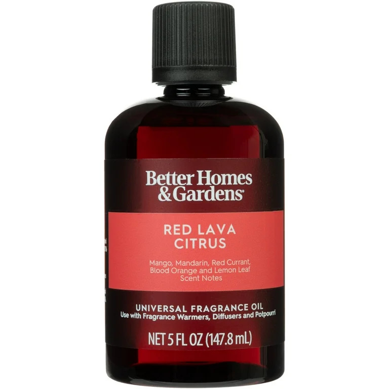 Better Homes & Gardens Universal Fragrance Oil, Red Lava & Citrus, 5 fl oz, for use with Fragranc... | Walmart (US)