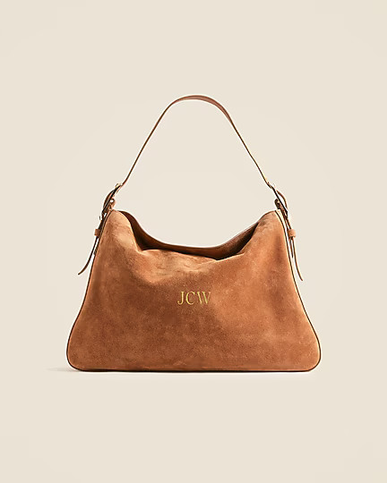 Berkeley shoulder bag in suede | J. Crew US