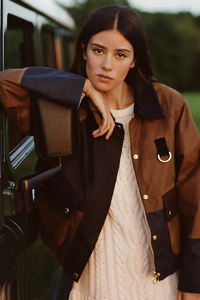 Barbour x Anthropologie 100% Cotton Jacket | Anthropologie (US)