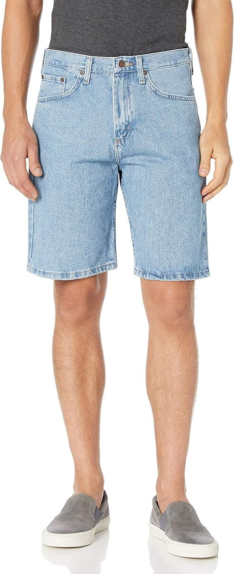 Wrangler Authentics Men's Classic Relaxed Fit Five Pocket Jean Short | Amazon (US)