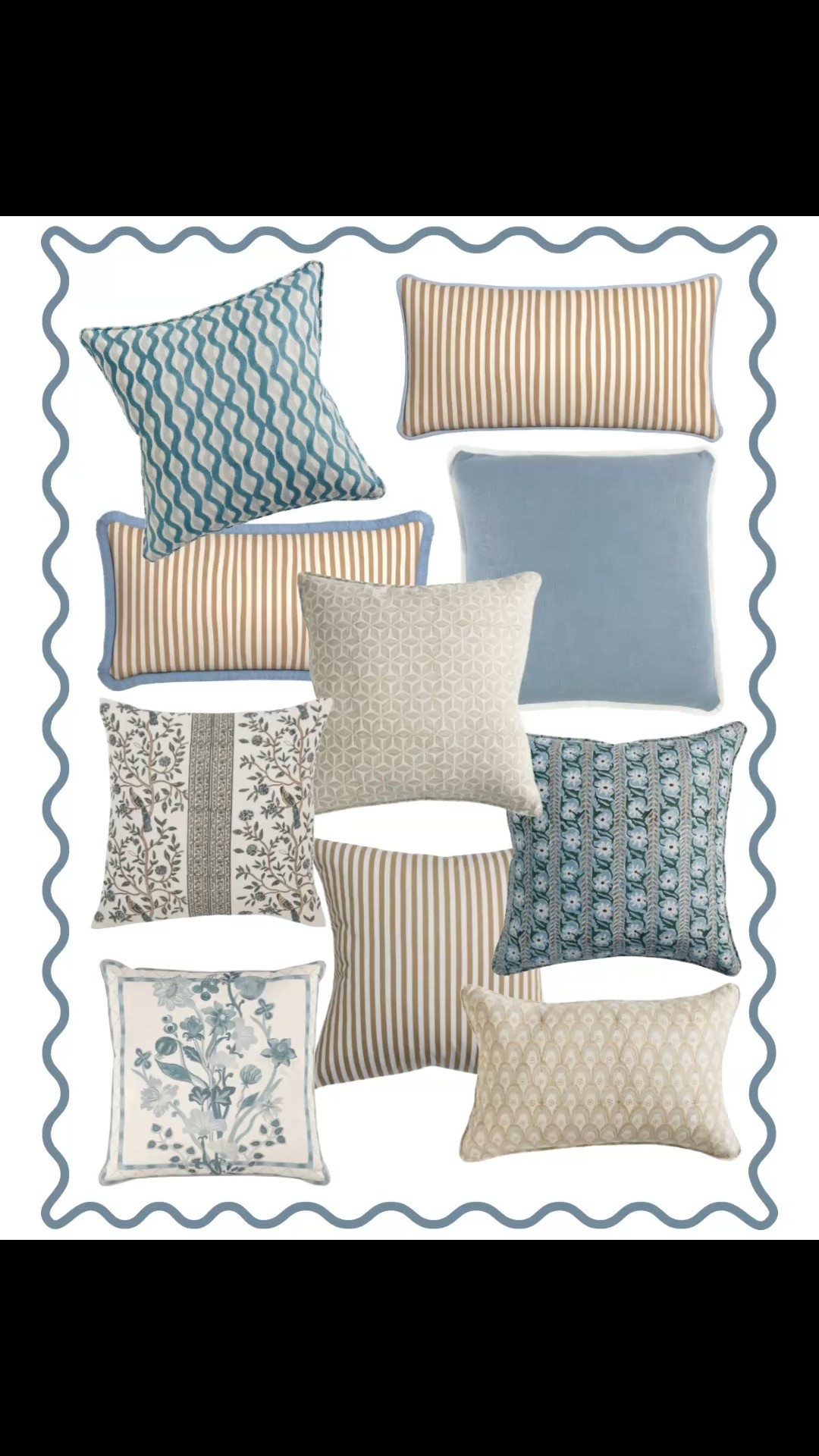 Pillow refresh! But make it soothing blues, creams and browns. Love how some of these can be customized by size and piping too!

#LTKHome #LTKSaleAlert