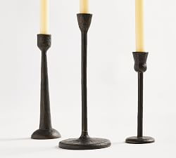 Rio Bronze Candle Holder | Pottery Barn (US)