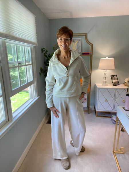 After shooting content for 3 hours I’m exhausted! So comfy and casual is the OOTD. Wearing a sweatshirt for on Amazon. My favorite Soma Yoga bra and these super comfy high waisted pants from American Tall.

Hi I’m Suzanne from A Tall Drink of Style - I am 6’1”. I have a 36” inseam. I wear a medium in most tops, an 8 or a 10 in most bottoms, an 8 in most dresses, and a size 9 shoe. 

Over 50 fashion, tall fashion, workwear, everyday, timeless, Classic Outfits

fashion for women over 50, tall fashion, smart casual, work outfit, workwear, timeless classic outfits, timeless classic style, classic fashion, jeans, date night outfit, dress, spring outfit, jumpsuit, wedding guest dress, white dress, sandals


#LTKActive #LTKFindsUnder100 #LTKOver40