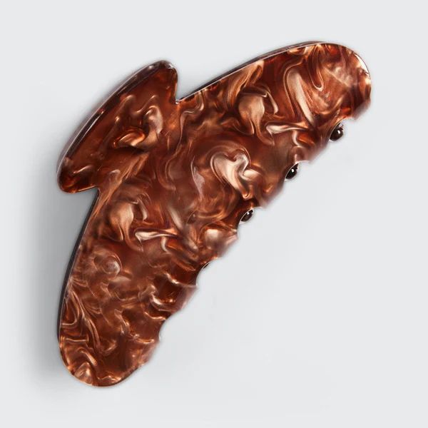 Eco-Friendly Marble Claw Clip - Brunette | Kitsch