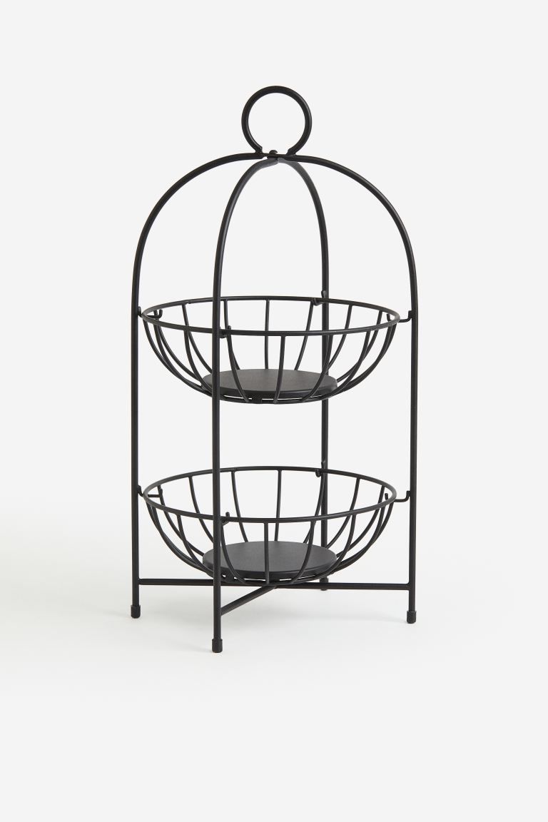 Two-tier Metal Wire Storage Basket | H&M (US + CA)