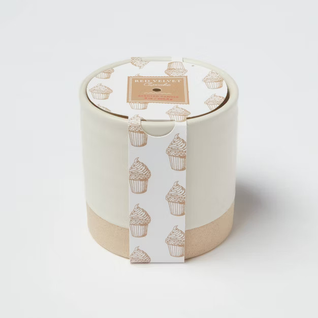 8oz Ceramic Candle Red Velvet Cupcake - Threshold™ | Target