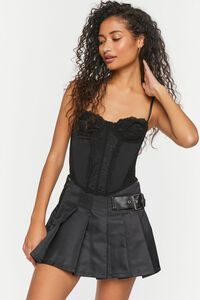 Belted Pleated Mini Skirt | Forever 21 (US)