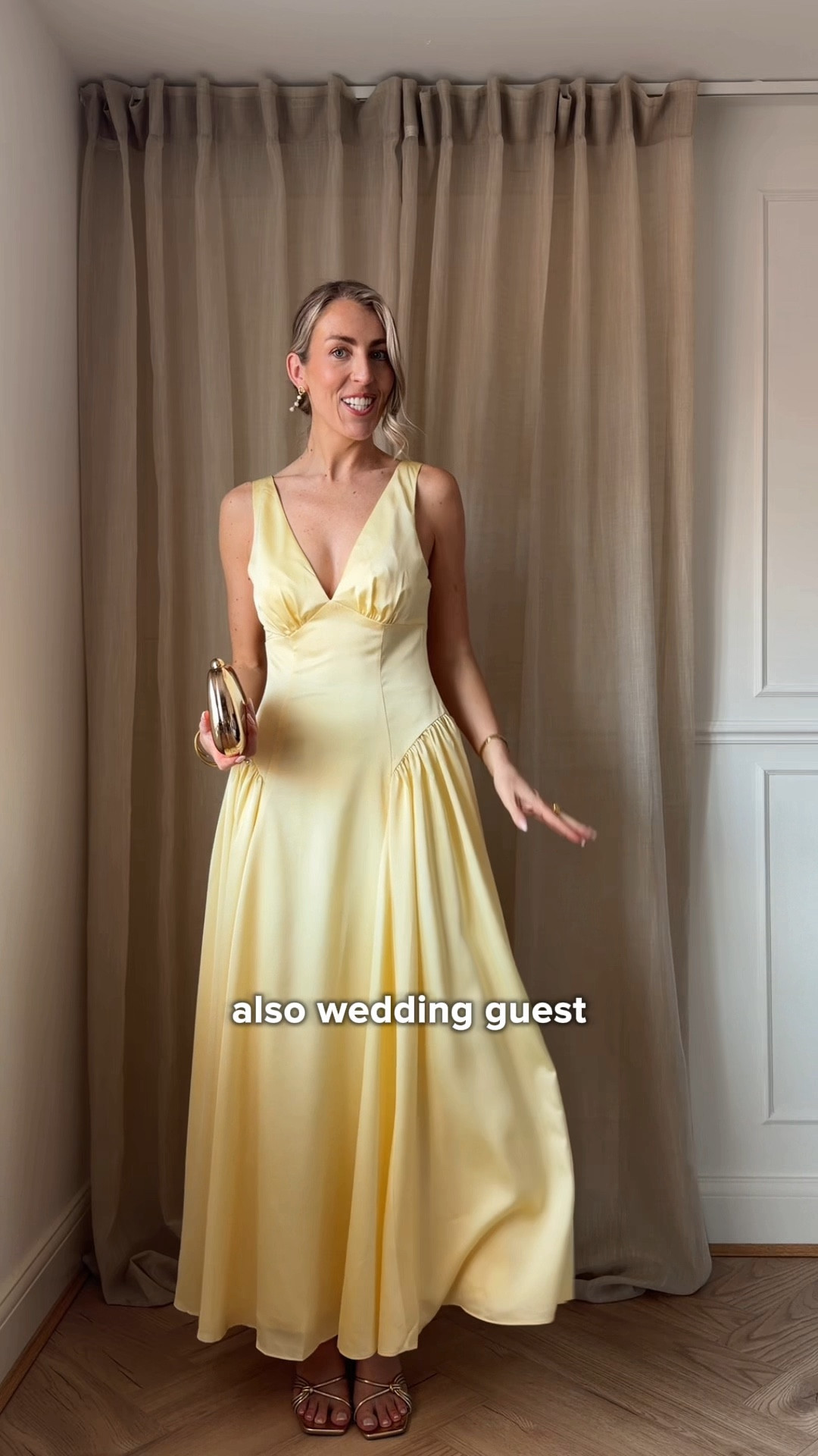 How stunning would this be as a bridesmaid dress or for a destination wedding guest look! 💛💒✨

Occasion wear, yellow dress, satin dress, wedding guest outfit inspo 

#LTKwedding #LTKspring #LTKuk