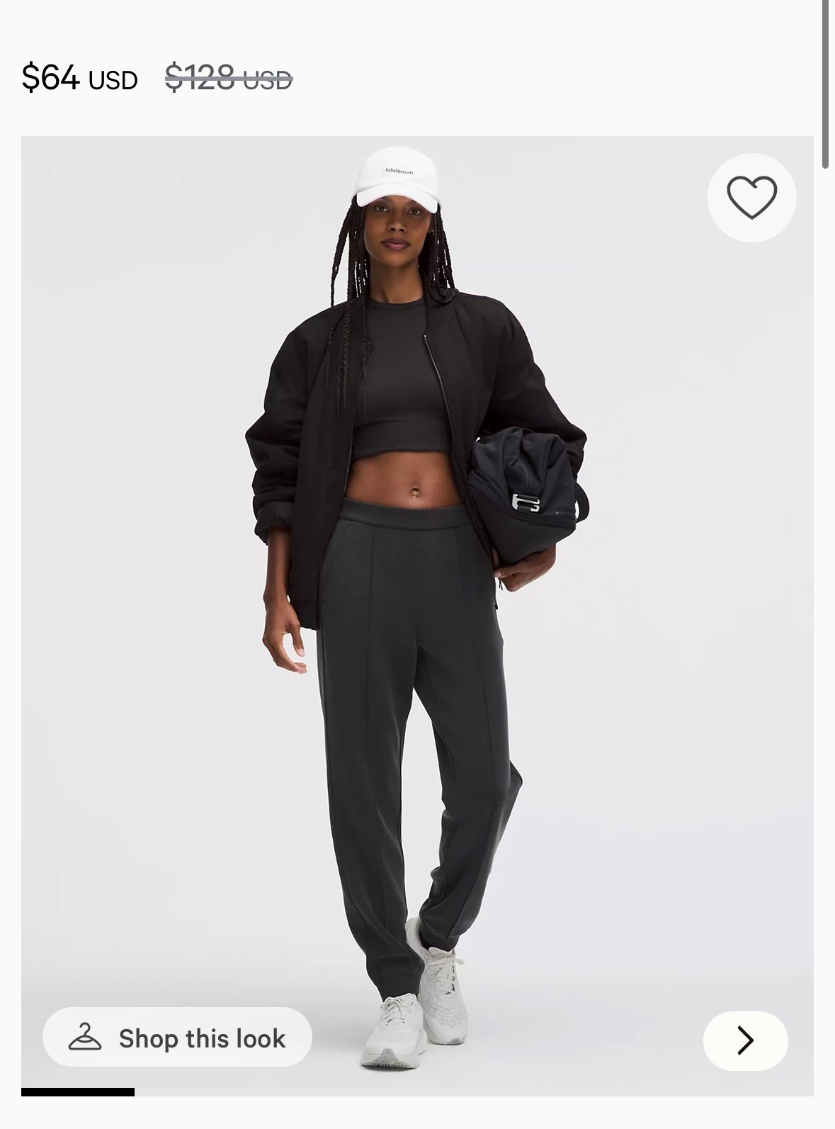 Softstreme Classic-Fit High-Rise Jogger. Black available! This never happens! 