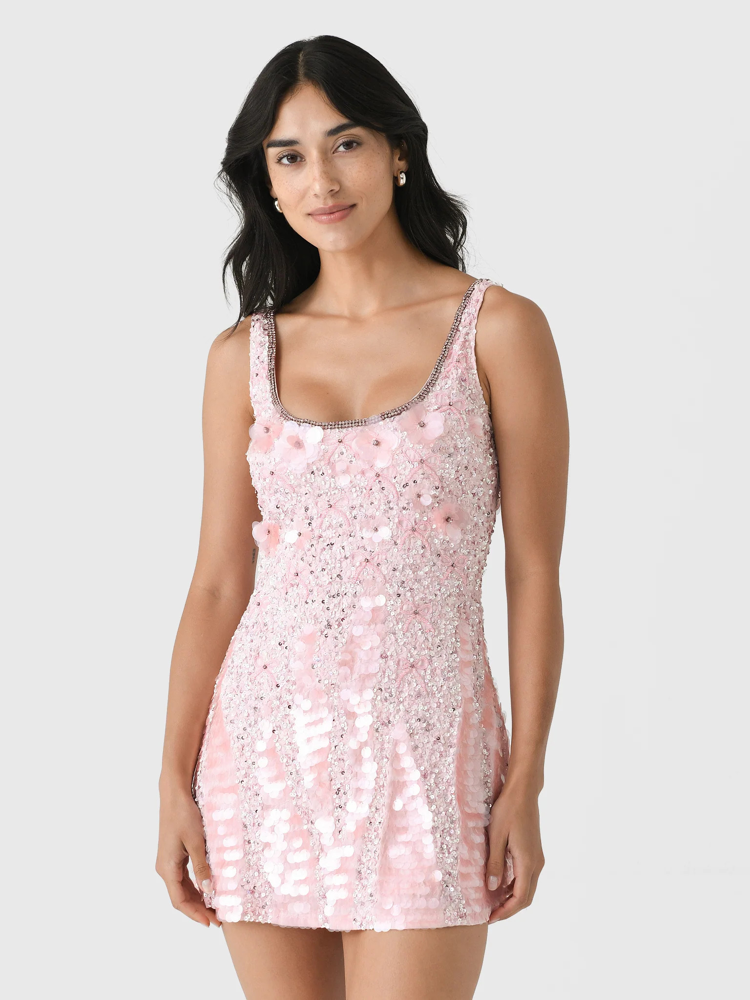 LOVESHACKFANCY
                      
                     Women's Sarine Beaded Mini Party Dress | Saint Bernard