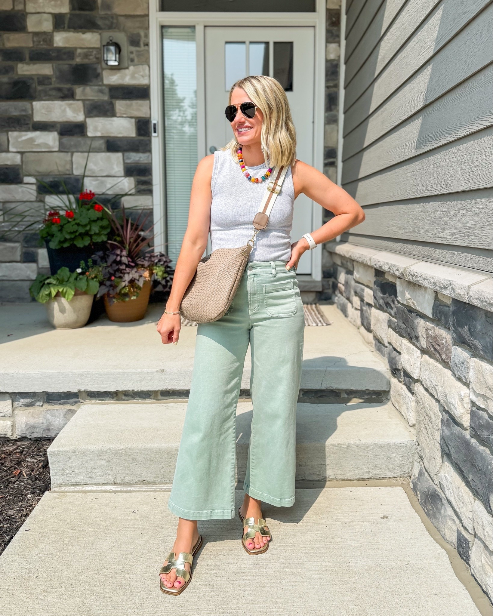What I wore this week to go back-to-school shopping with my kids! 
Tank- small
Jeans- 0 (use code: DJXKATIE20 for 20% off at @dearjohndenim)

#LTKootd #LTKOver40 #LTKPetite