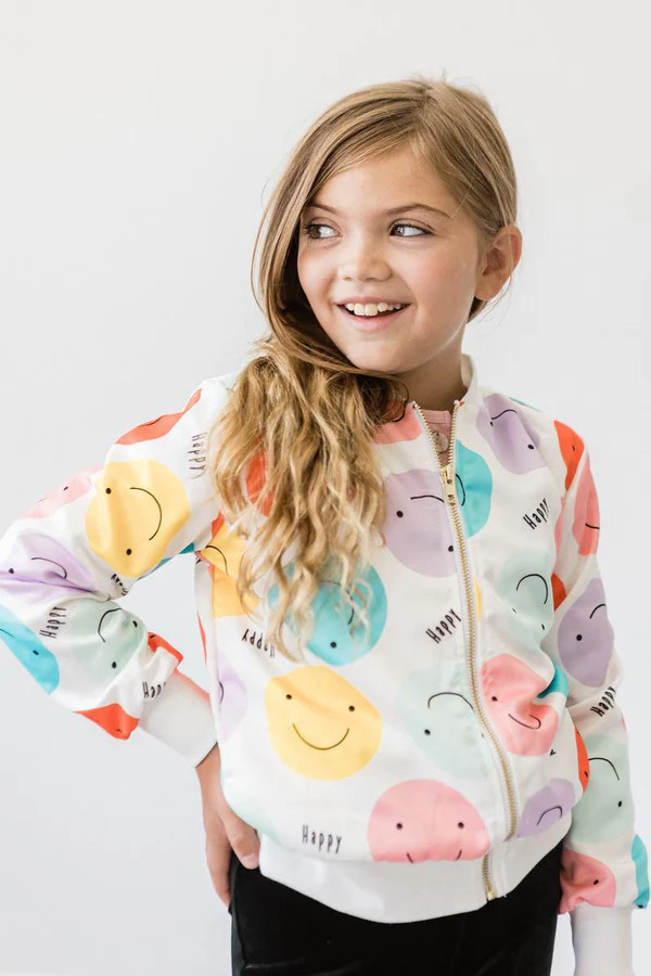 Happy Days Satin Jacket | Mila and Rose