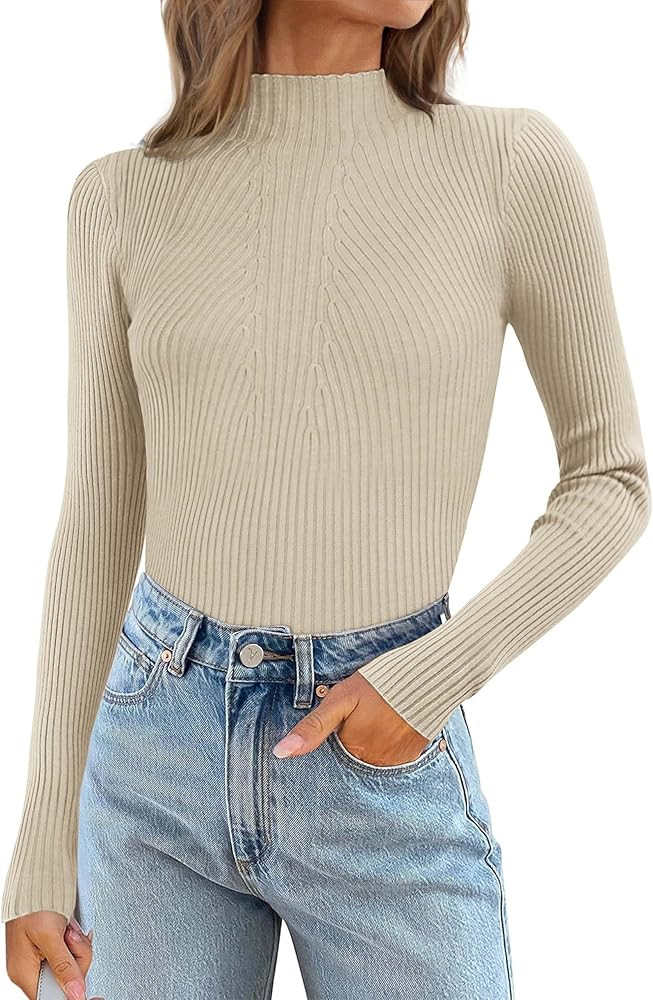 ATHMILE Sweater Slim Fit Tee Tops | Amazon (US)