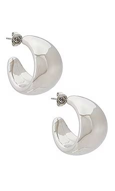 SHASHI Kasumi Hoop in Silver from Revolve.com | Revolve Clothing (Global)