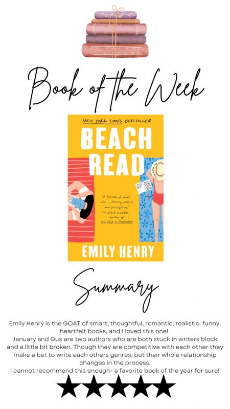 Book review: beach read by Emily Henry!

#LTKFind #LTKGiftGuide #LTKSeasonal