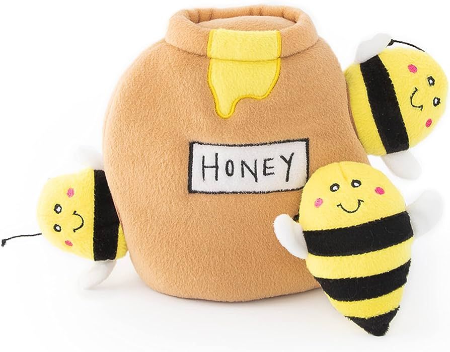 ZippyPaws Burrow, Bees & Honey Pot - Interactive Dog Toys for Boredom - Hide and Seek Dog Toys, C... | Amazon (US)