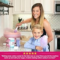 Cotton Candy Express CC1000-S Cotton Candy Machine with 5 Sugar Pack - Cherry, Grape, Blue Raspbe... | Amazon (US)