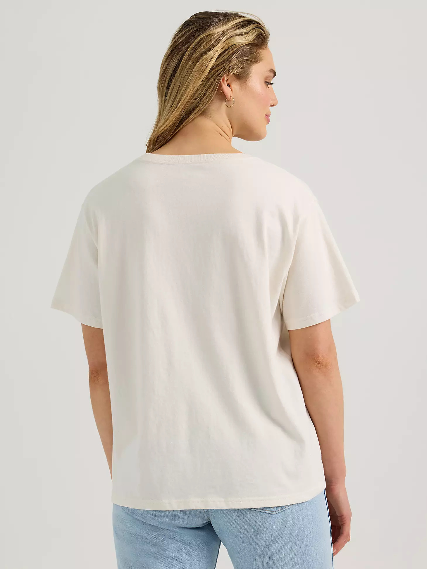 Wrangler x Diamond Cross Soar Golden Tee in Marshmallow | Wrangler