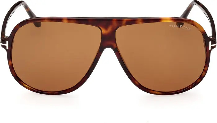 Spencer 62mm Gradient Oversize Pilot Sunglasses | Nordstrom