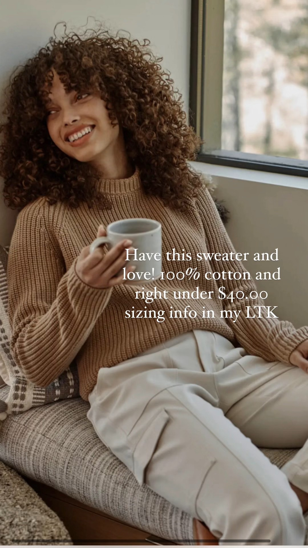 I get my true size in this sweater and it’s perfect! 100% cotton and I love it so much! 

#LTKautumn #LTKFindsUnder50 #LTKStyleTip