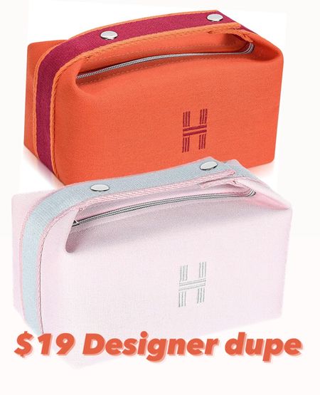 Designer dupe makeup case $19
Designer dupe travel case
Toiletry case
Travel bag 
Travel accessories 
Hermes inspired 


#LTKGiftGuide #LTKtravel #LTKFind