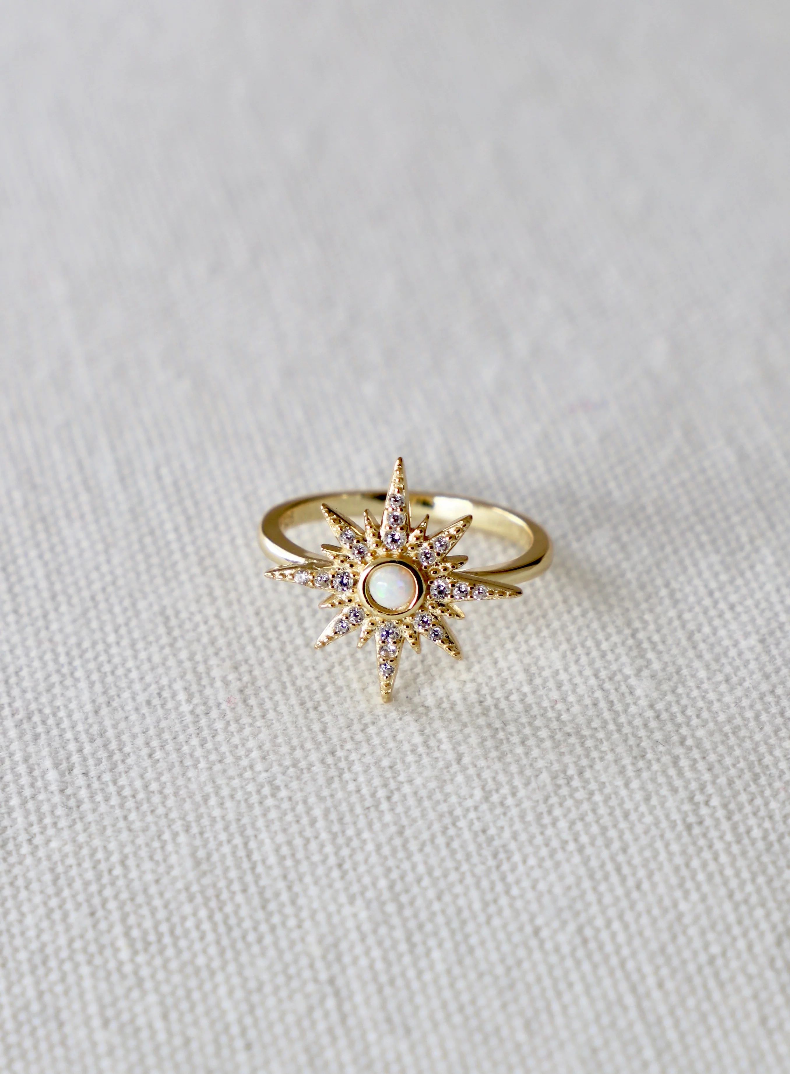 OPALITE STARBURST RING | Katie Waltman Jewelry