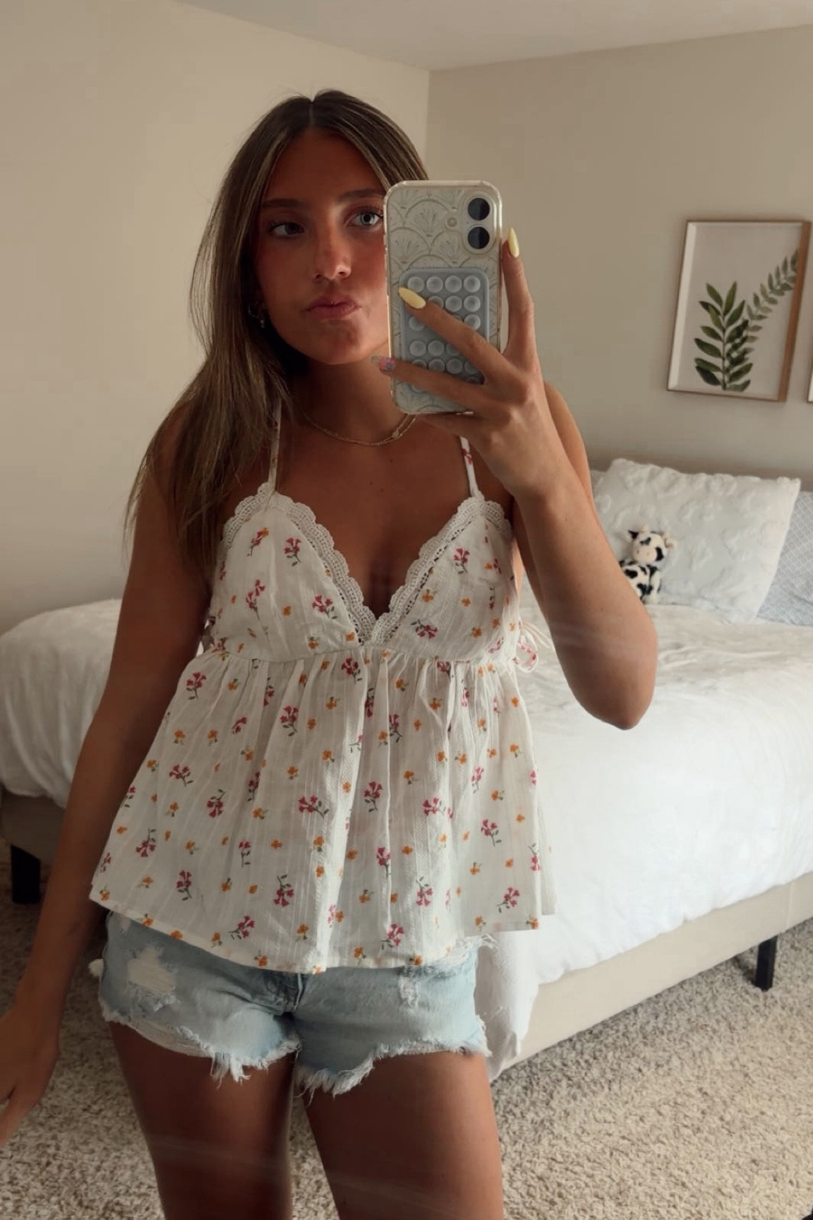 summer outfit inspo!! this floral summer top from Walmart is the cutest. the lace trim and light fit of this top makes it perfect for summer!! the back has a cute design as well, and the straps tie on the side. don’t miss walmart for all your summer finds. 

#ltkwalmart #summeroutfit #ootd #outfitinspo #summerlooks #walmartfinds

#LTKootd #LTKU #LTKdayinmylife
