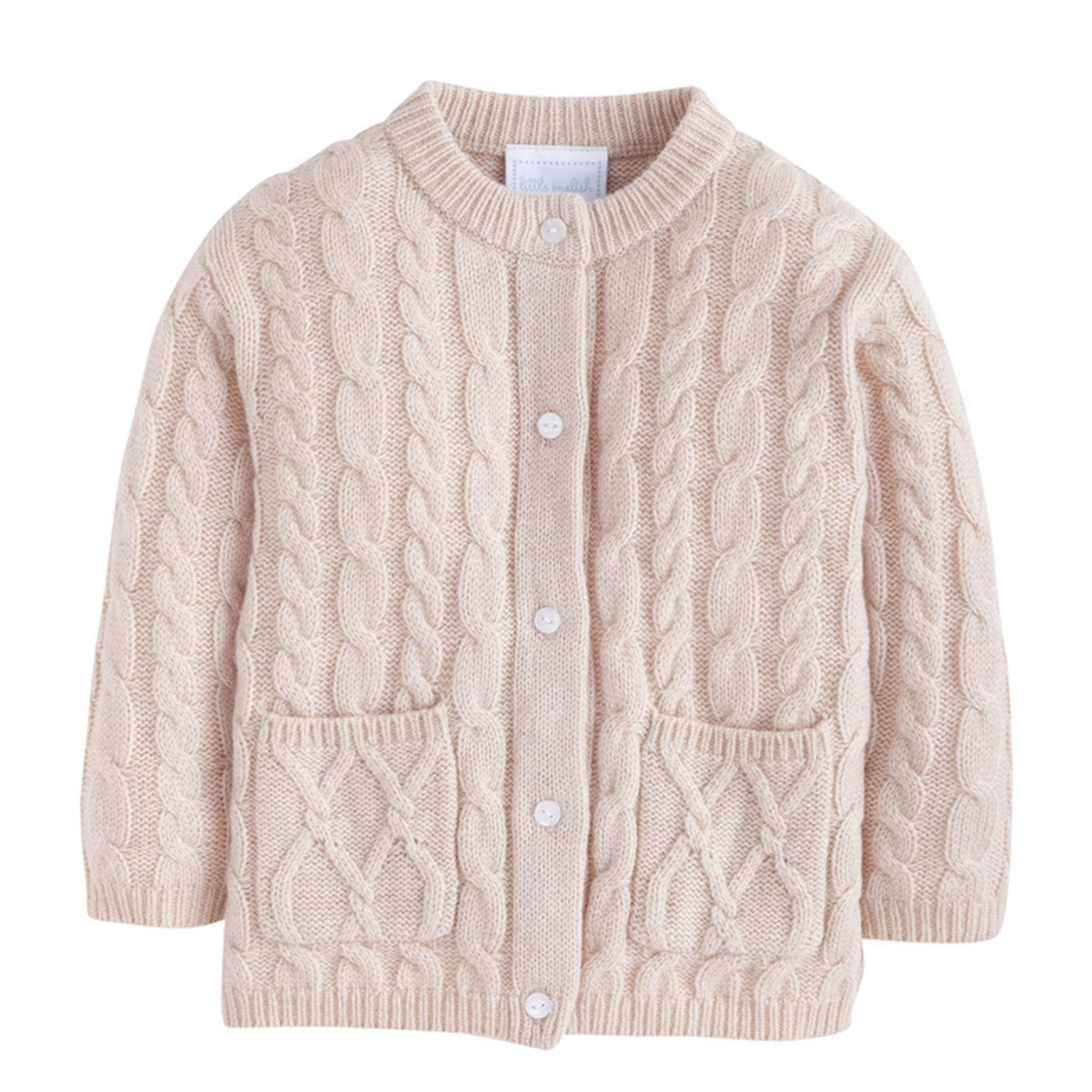 Baby & Toddler Cardigan - Kids Ivory Sweater | Little English | Little English