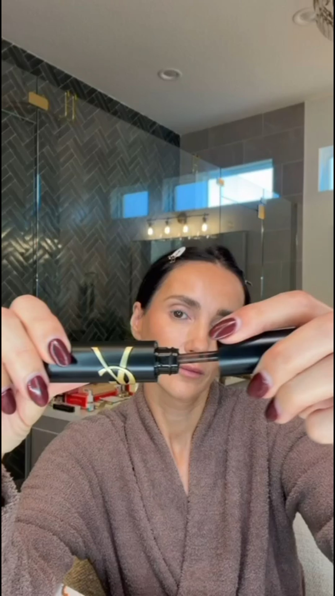 YSL mascara color brown, Makeup over 40, the best mascara, annabrstyle.

#LTKBeauty #LTKOver40