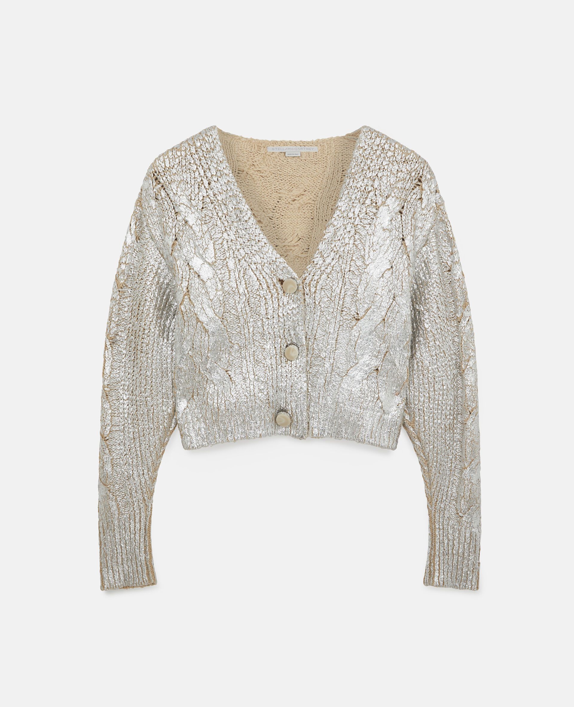 Foiled Cropped Cardigan | Stella McCartney (Global)