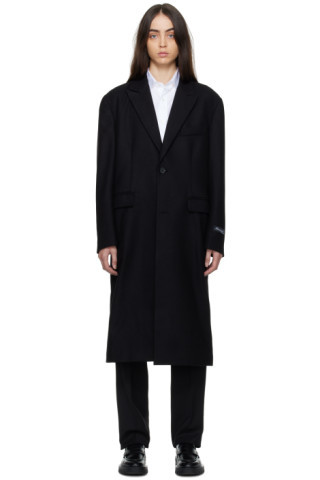 HommeGirls - Black Classic Coat | SSENSE