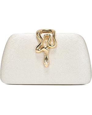 SWEETV Glitter Clutch Purses for Women Elegant Evening Bag for Parties, Weddings, and Formal Even... | Amazon (US)