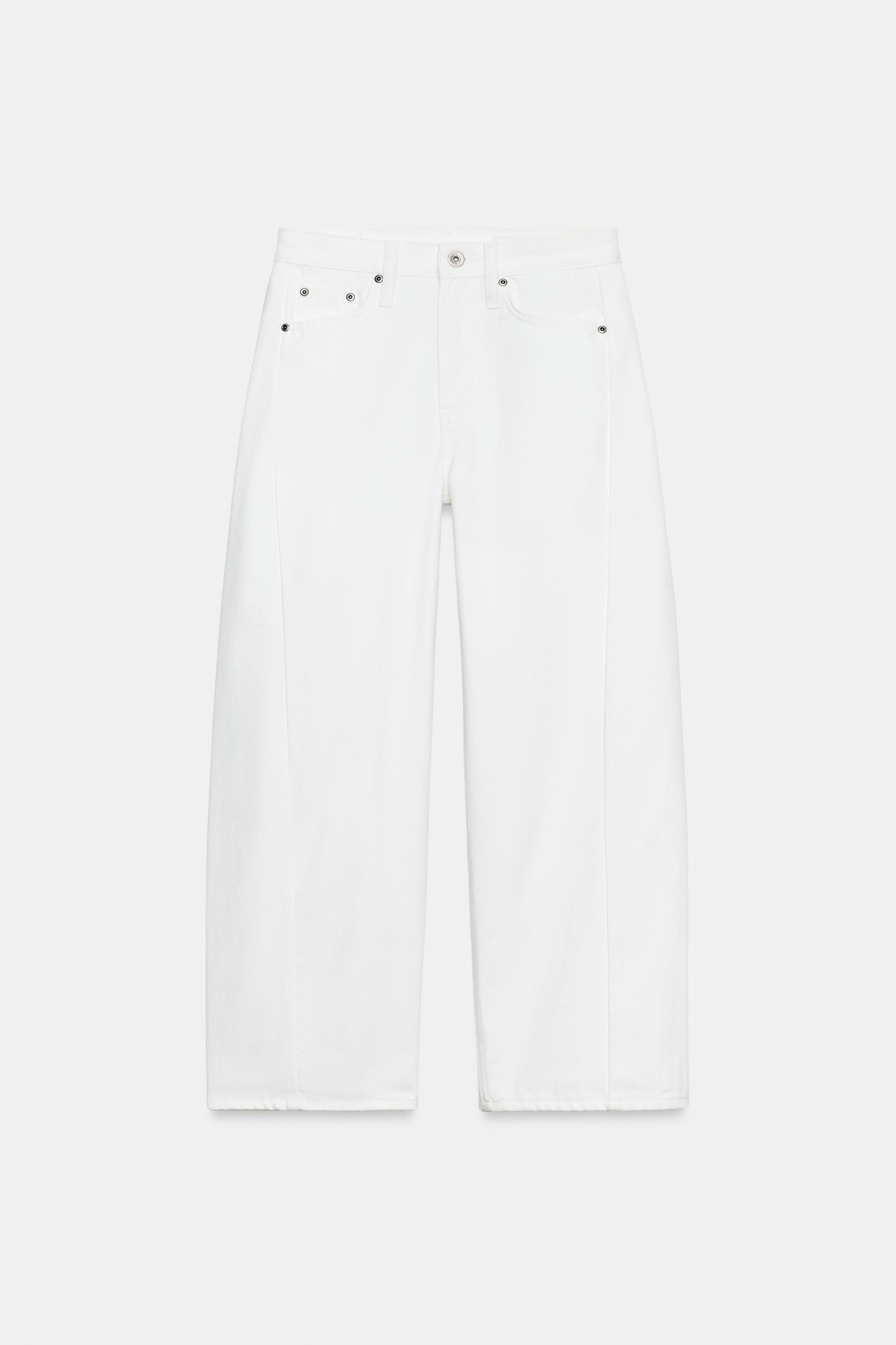 ZW COLLECTION ANKLE RELAXED MID-RISE JEANS | Zara US